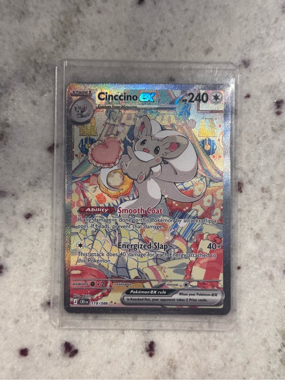 Pokémon Cinccino EX chaos rising